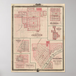 Affiches Fairfield, Carroll, Birmingham, Dunlap