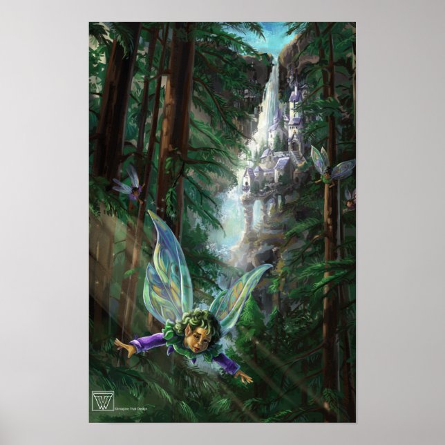 Affiches Fairy and Castles Imaginaire Art (Devant)
