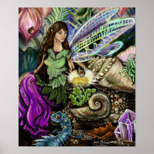 Affiches Fairy and Newt Friends