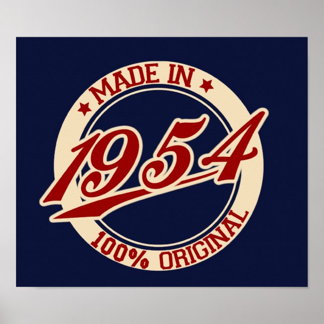 Affiches Fait En 1954 (Devant)