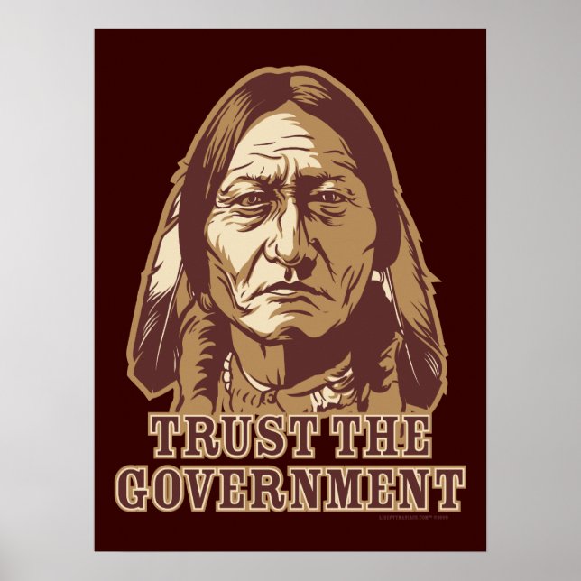 Affiches Faites confiance à l'affiche du gouvernement (Devant)