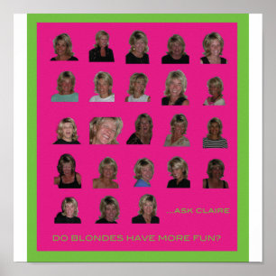 Affiches Faites les blondes ont plus d'amusement