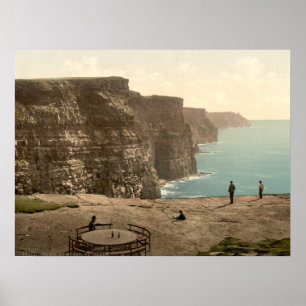 Affiches Falaises à Moher, County Clare Archive imprimer