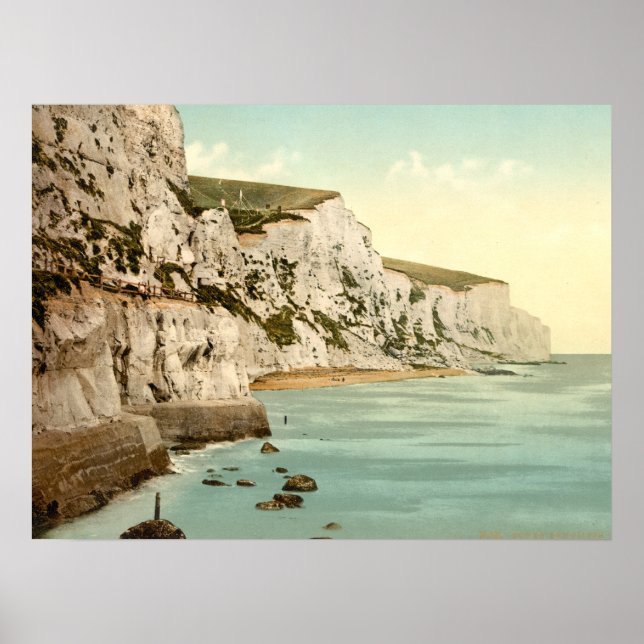 Affiches Falaises blanches de Dover, Kent England (Devant)