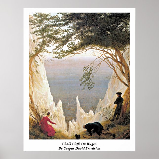 Affiches Falaises De Calque Sur Rugen Par Caspar David Frie (Devant)
