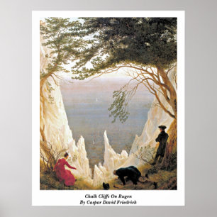 Affiches Falaises de craie sur Rugen par Caspar David