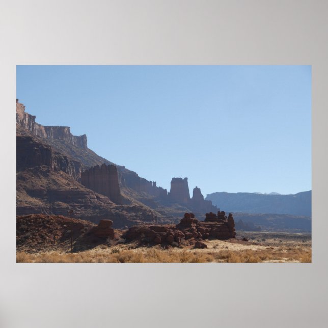 Affiches Falaises rouges (Devant)