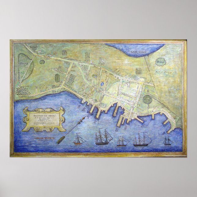 Affiches Falmouth 1775 (Devant)