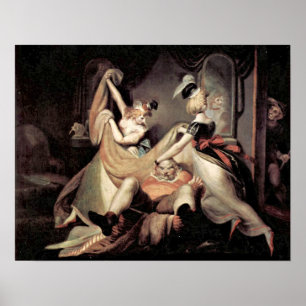 Affiches Falstaff dans la corbeille par Henry Fuseli