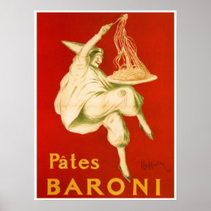 Affiches Fameux Leonetto Cappiello pâtes italiennes et