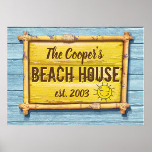 Affiches familiales de la maison Driftwood Beach 2
