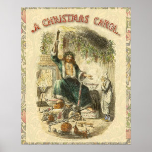Affiches Fantôme de Noël Présent Scrooge