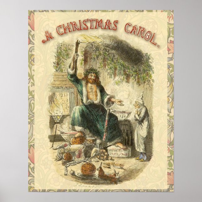 Affiches Fantôme de Noël Présent Scrooge (Devant)