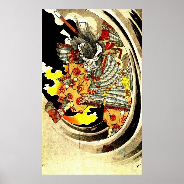 Affiches Fantôme du guerrier Tomomori 1880 (Devant)