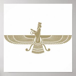 Affiches Faravahar stylisé