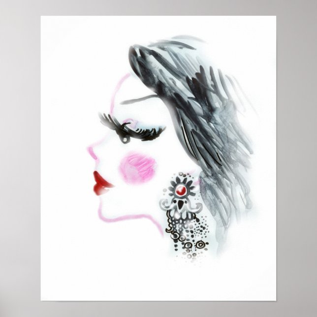 Affiches Fashion Girl (Devant)