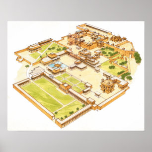 Affiches Fatehpur Sikri. Adra. L'Inde