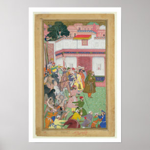 Affiches Fatepur Sikiri, 1573 : Hasain Quli Khan-l Jahan