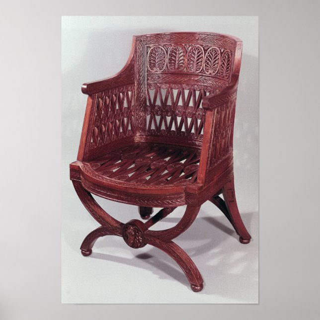 Affiches fauteuil de style Louis XVI (Devant)