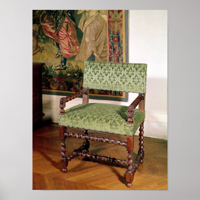 Affiches fauteuil Louis XIII (Devant)