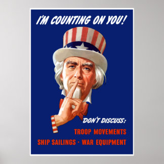 Affiches FDR Oncle Sam — Frontière