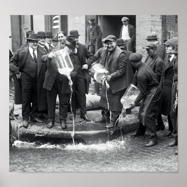 AFFICHES FEDS DUMP INTERDIT LE LIQUEUR À NEW YORK (Devant)