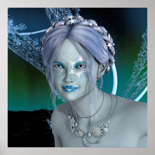 Affiches Fée de neige Imaginaire (Devant)