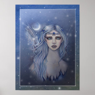 Affiches Fée de saphir Fantaisie Artistique