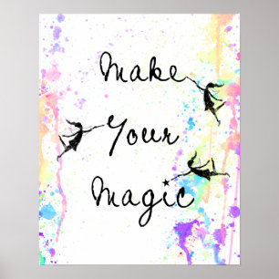 Affiches Fées d'art : Faites votre aquarelle magique