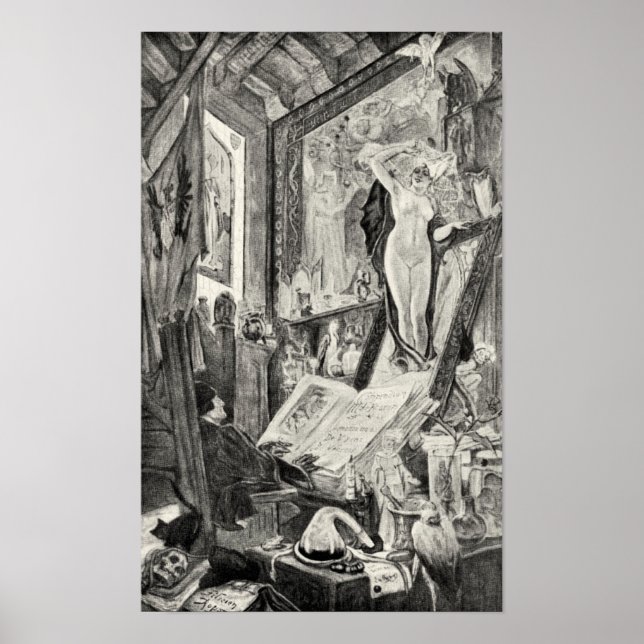 Affiches Felicien Rops - Bewitching (Devant)