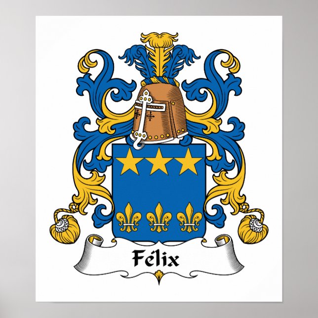Affiches Felix Family Crest (Devant)