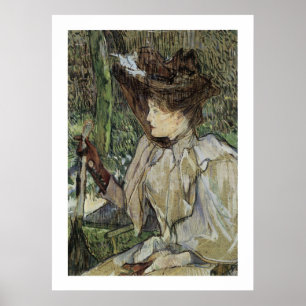 Affiches Femme avec gants (Honorine Platzer)