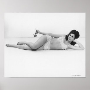 Affiches Femme dans les vêtements de bain