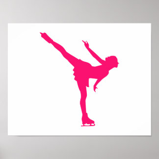 Affiches Femme de patinage artistique