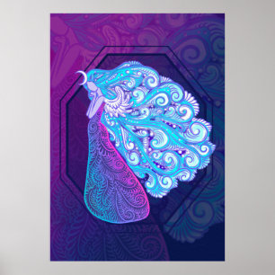 Affiches Femme d'humeur, spirituelle, nouvelle, bohème