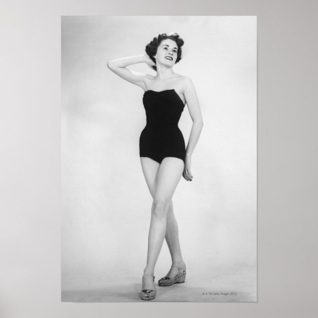 Affiches Femme en corse noire (Devant)