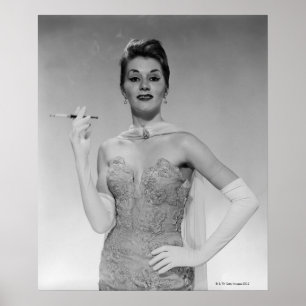 Affiches Femme en robe