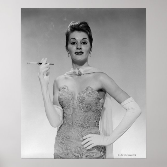 Affiches Femme en robe (Devant)