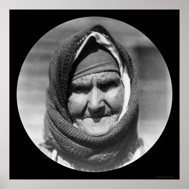 Affiches Femme grecque âgée 1923 (Devant)