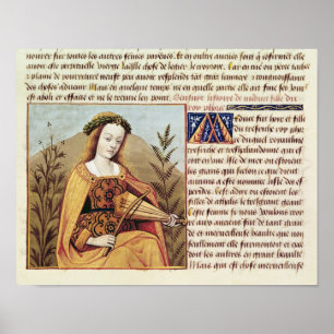 Affiches Femme jouant à la viole