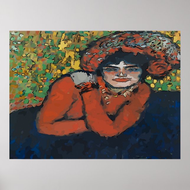 Affiches Femme Mardi Gras (Devant)