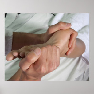 Affiches Femme recevant le massage 2 de pied