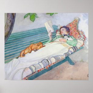 Affiches Femme se trouvant sur un banc, 1913 (la semaine
