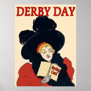 Affiches Femme Vintage Derby Day