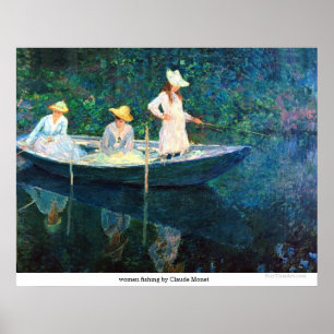 Affiches femmes pêcheur par Claude Monet