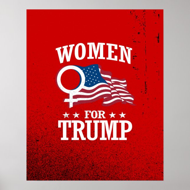AFFICHES FEMMES POUR TRUMP (Devant)