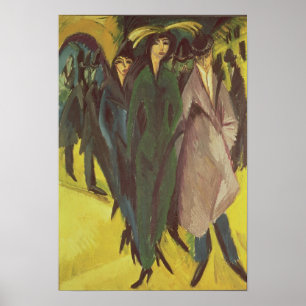 Affiches Femmes sur la rue, 1915