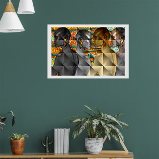 Affiches Femmes tribales d'Afrique