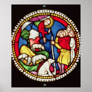 Affiches Fenêtre dépeignant l'annonce au