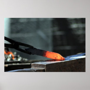 Affiches Fer Chaud Sur L'Anvil